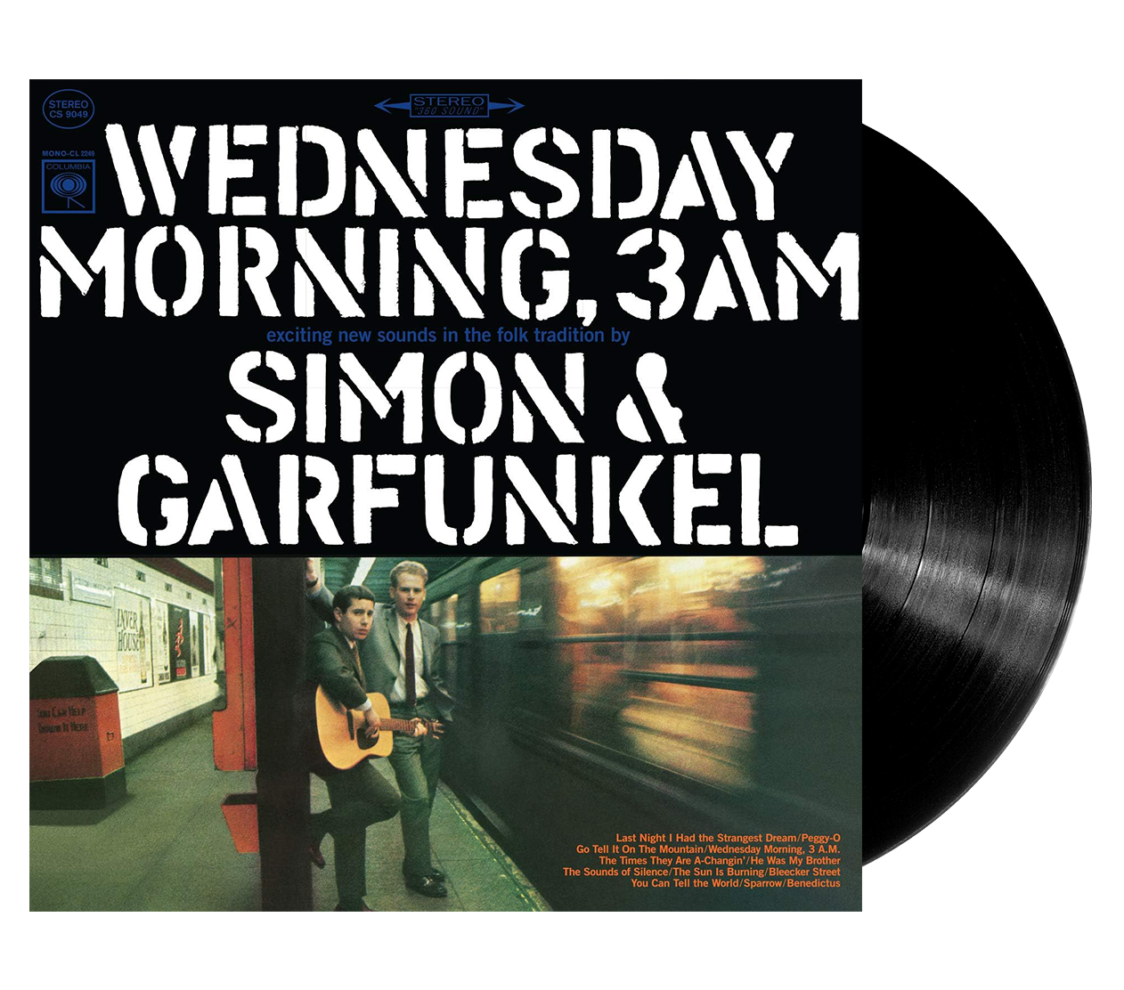 Image of Artwork for Simon & Garfunkel's Wednesday Morning, 3 A.M. (LP)